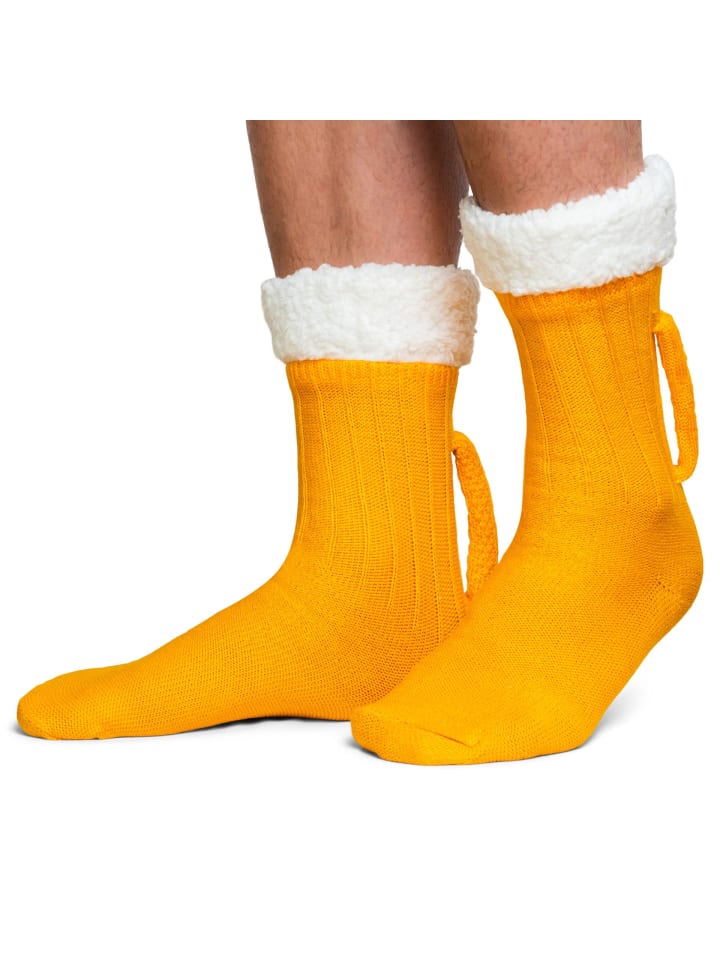 PAULGOS Biersocken, Trachtensocken in gelb günstig kaufen