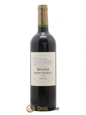 Château Branas Grand Poujeaux Cru Bourgeois  2009 - Lot de 1 Bouteille