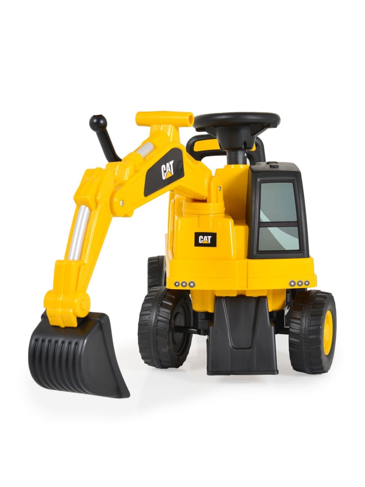 Moni Rutschfahrzeug Bagger CAT 662 in gelb günstig kaufen onesize