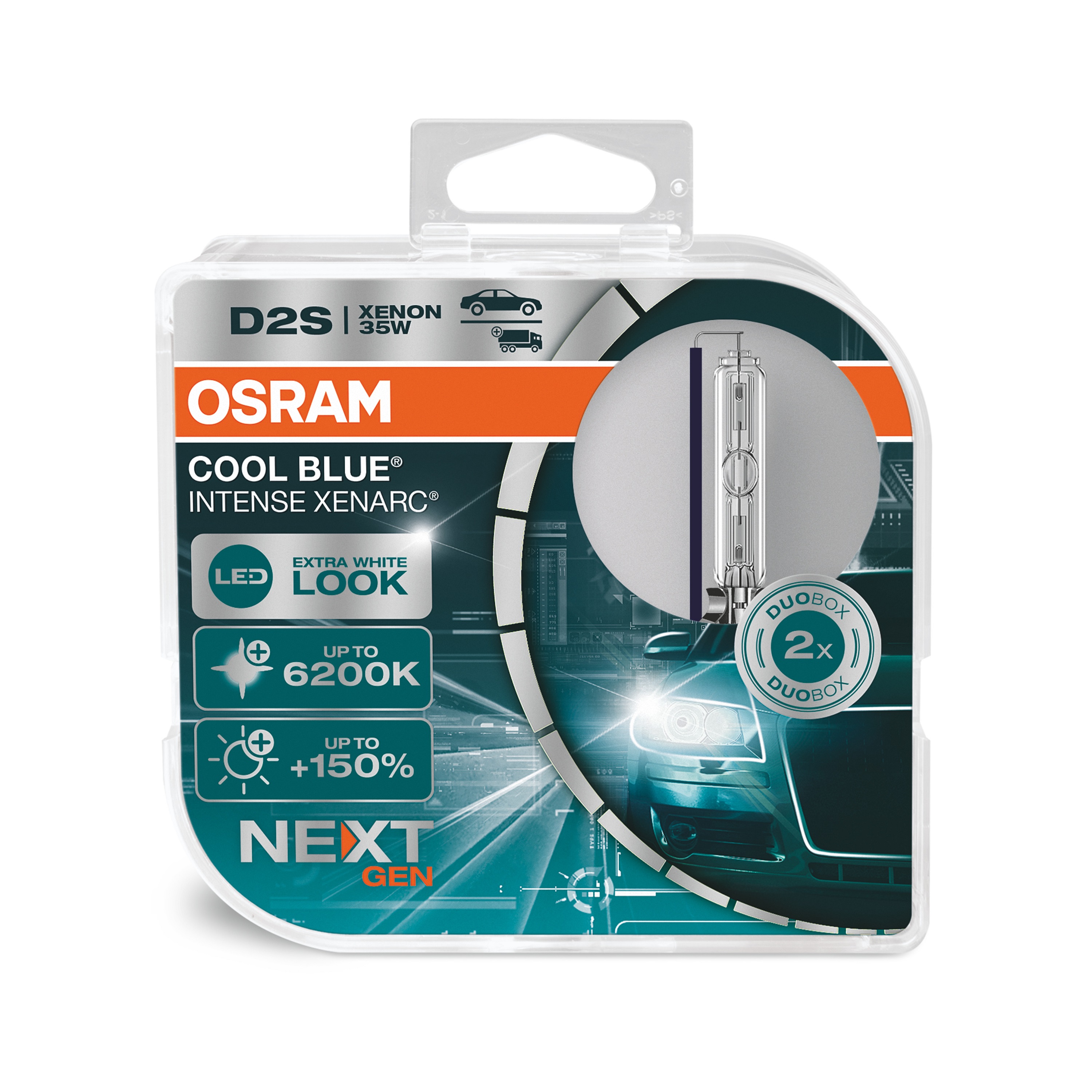 OSRAM Xenarc Cool Blue Intense D2S 12 V 35-W, 2 Stück - ATU