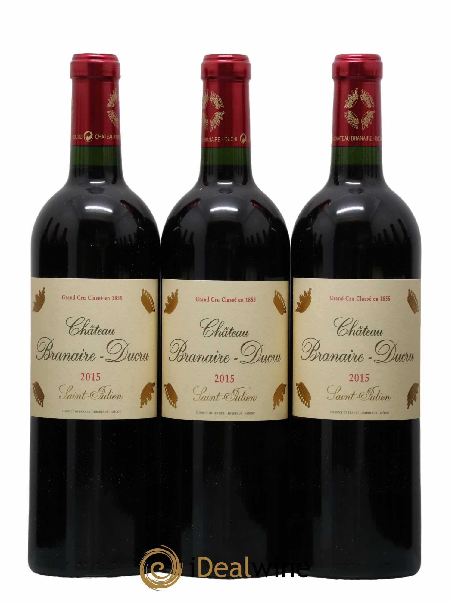 Château Branaire Ducru 4ème Grand Cru Classé  2015 - Lot de 12 Bouteilles