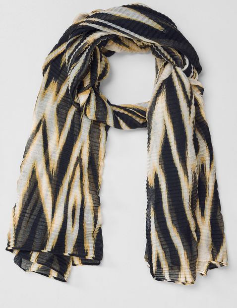 Schal mit Ikat Print