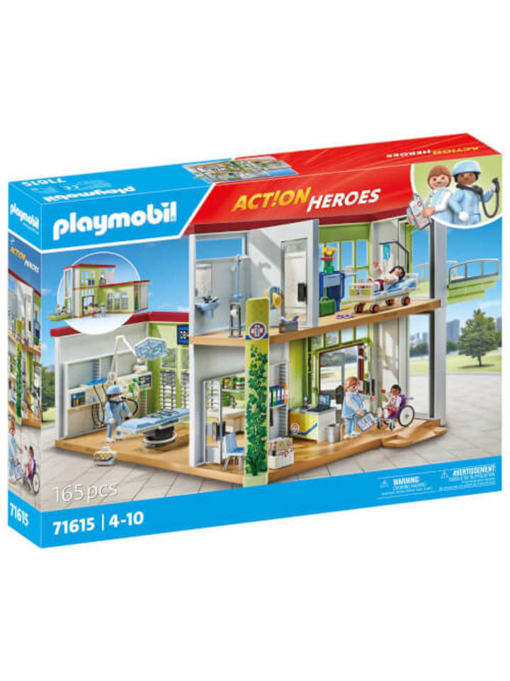 Playmobil Spielfigur Set Action Heroes Modernes Krankenhaus, 4-10 Jahre günstig kaufen onesize