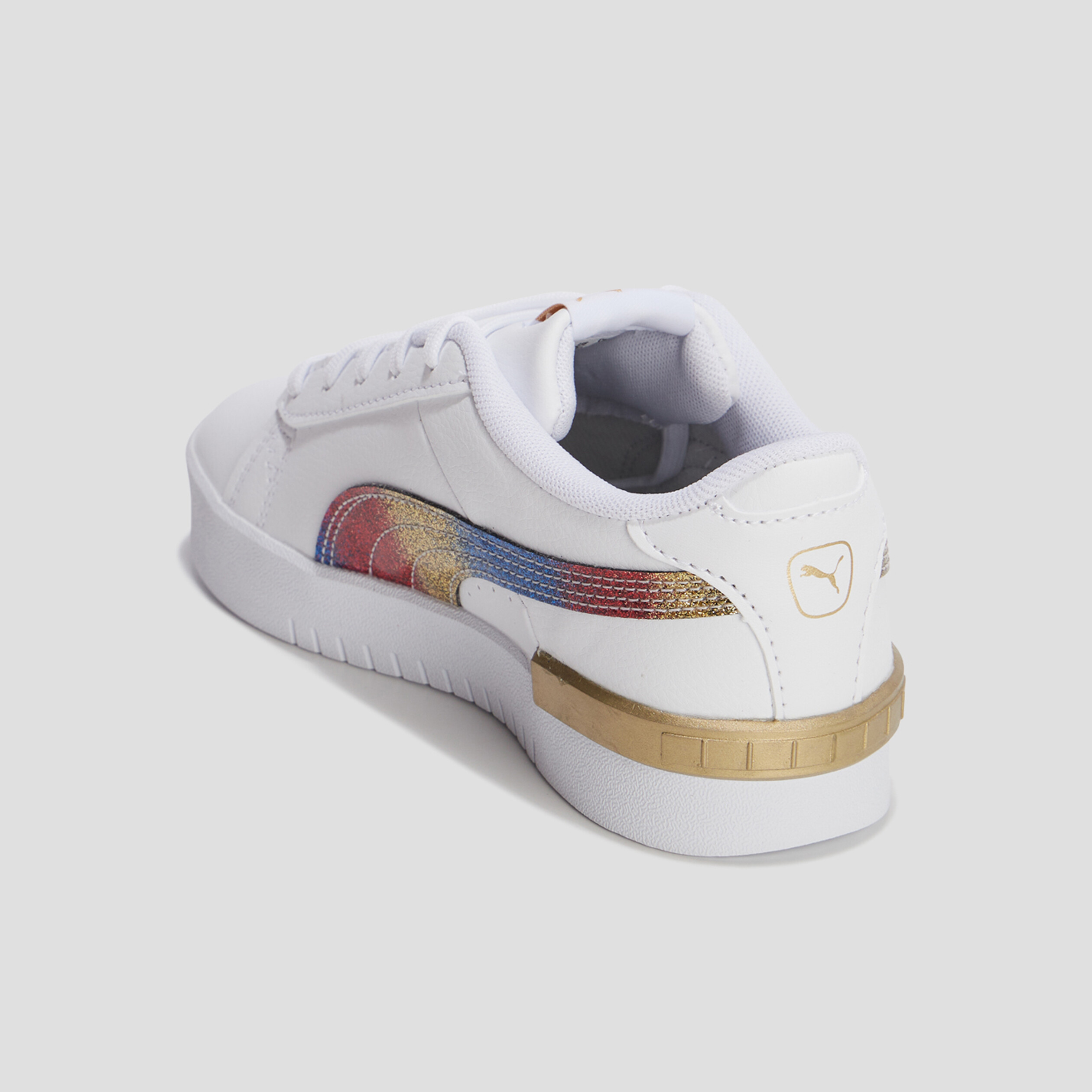 Tennis à lacets Puma Jada Olympic blanc fille | La Halle