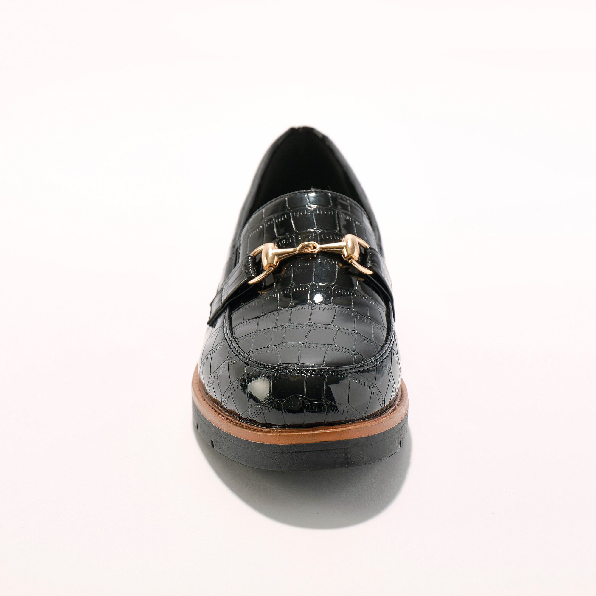 Mocassins à mors semelle compensée