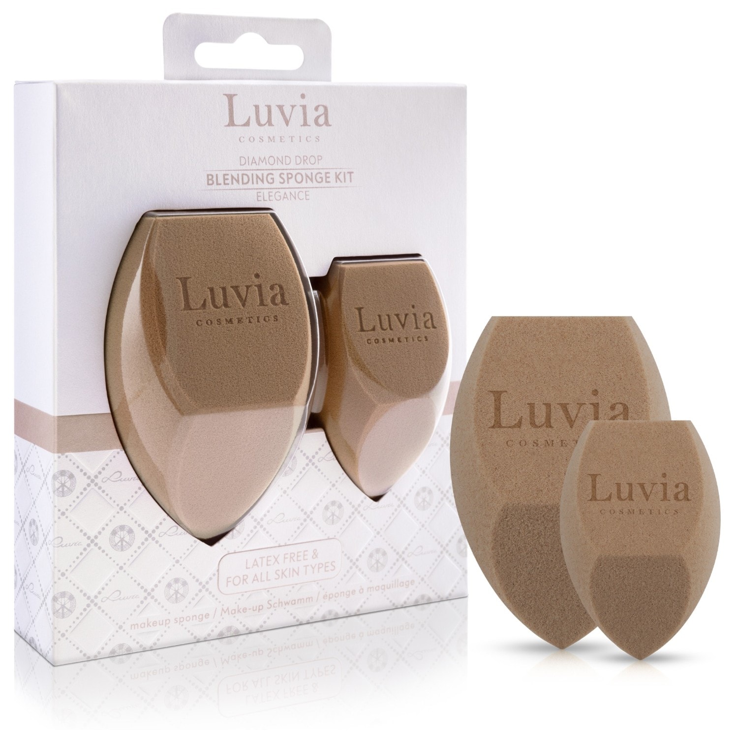 Luvia Diamond sminkszivacs készlet