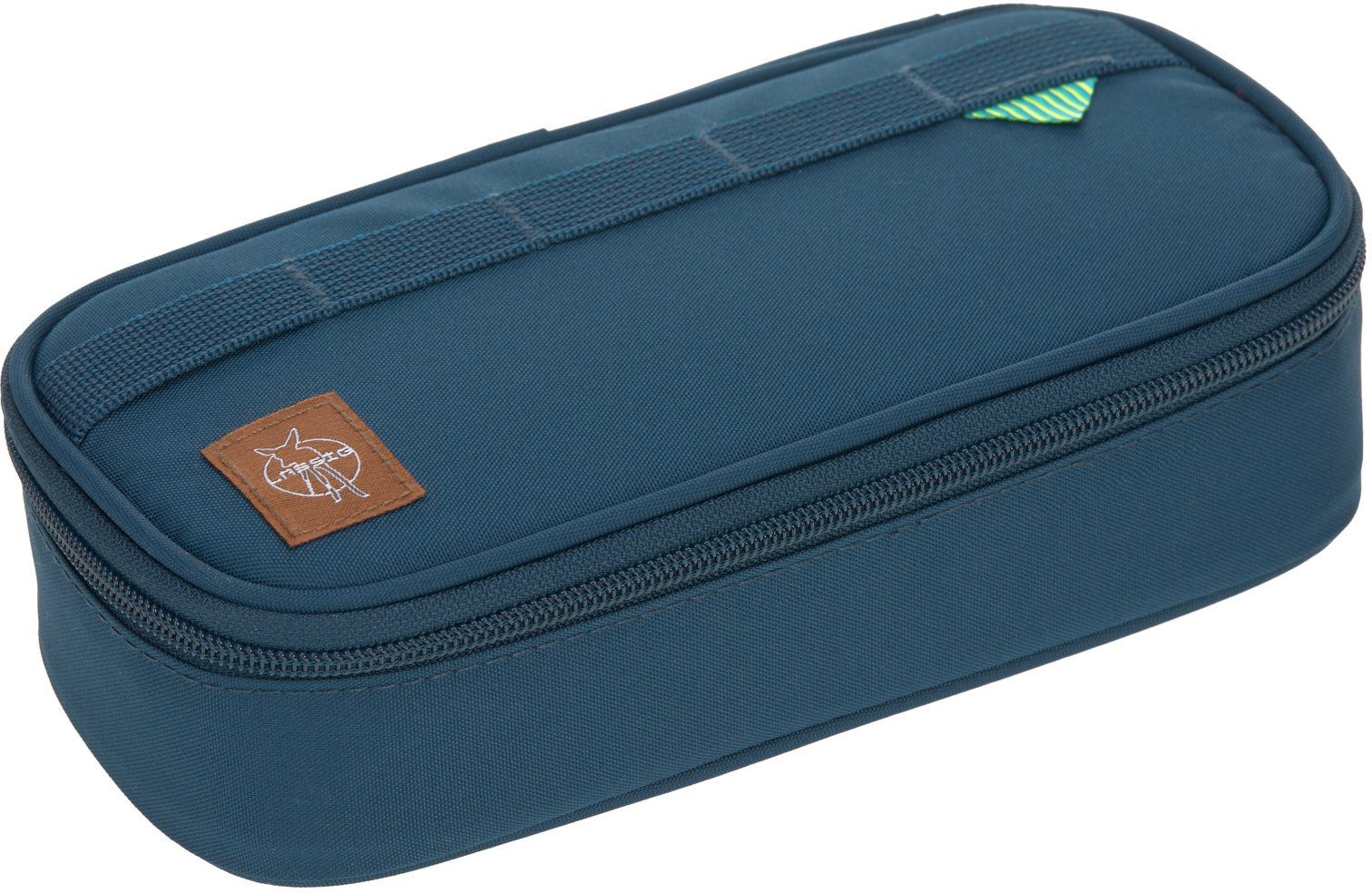 LÄSSIG Schreibgeräteetui Unique, Spacy, Navy, PETA-approved vegan; aus recyceltem Material