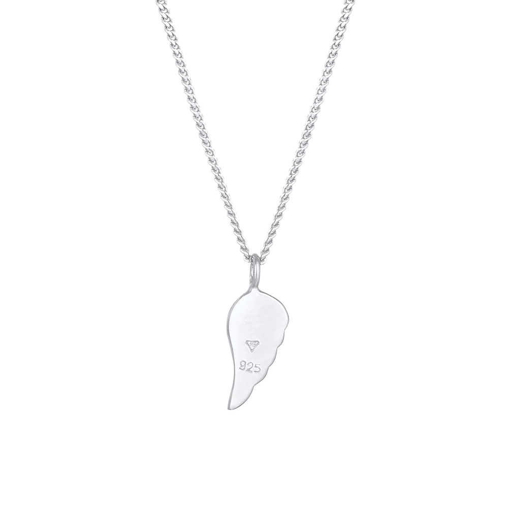Elli Elli Collier Ailes Pendentif Ange Foi Réligion Collier Enfants - (925/1000) Argen collier