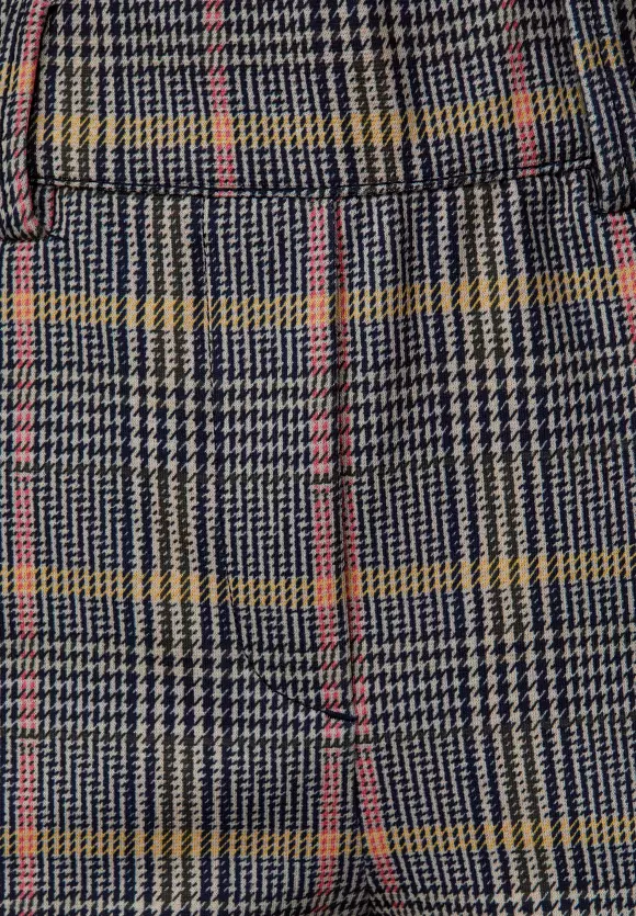 CECIL Casual Fit Hose in Glencheck