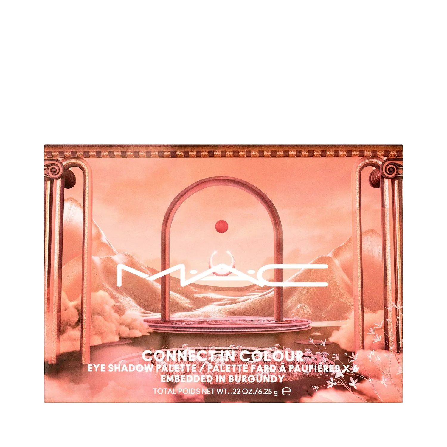 Paleta očných tieňov Connect In Colour: Embedded in Burgundy - Paleta očných tieňov, Kompaktné očné tiene