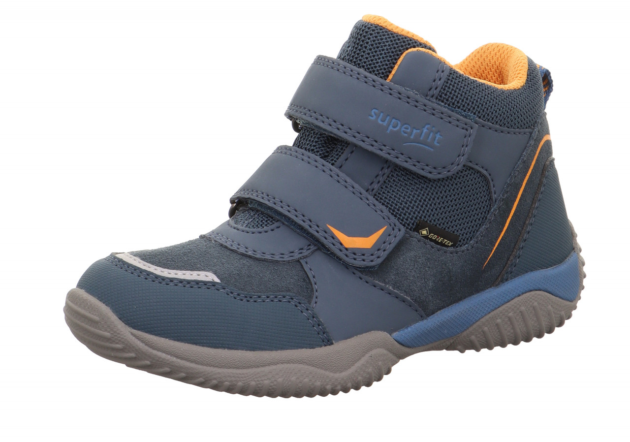 STORM - Blau/OrangeSneaker high mit Klettverschluss