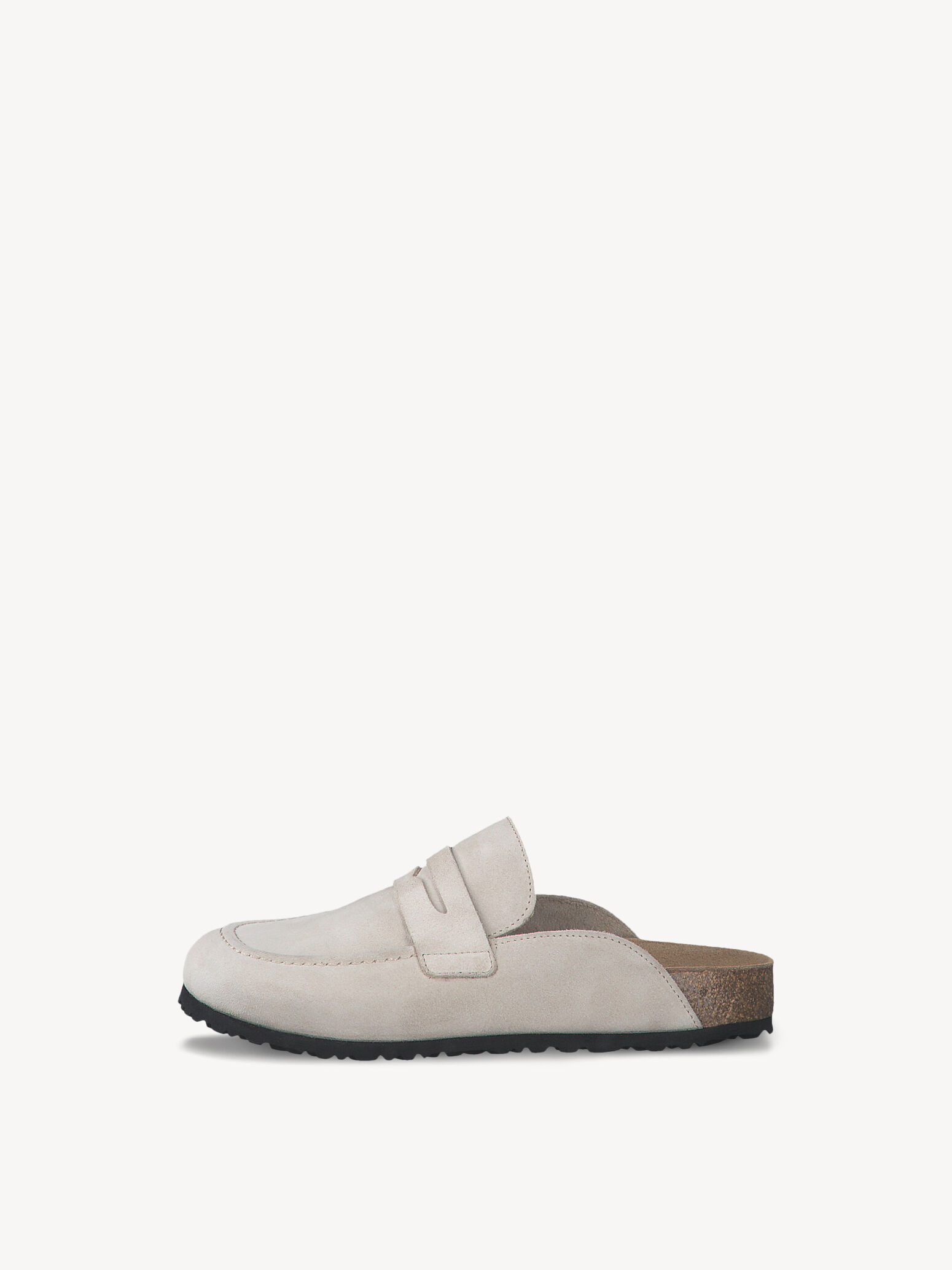 Mule en cuir - beige