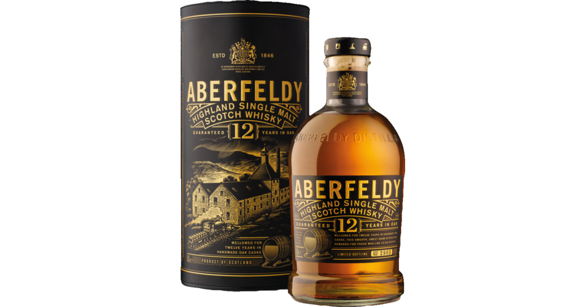 Aberfeldy 12 Years Single Malt Scotch Whisky