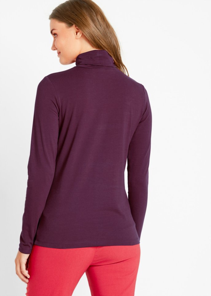 Langarmshirt mit Rollkragen (2er Pack)