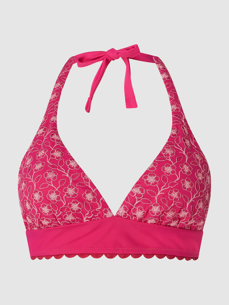 Bikini-Oberteil in Triangel-Form in pink