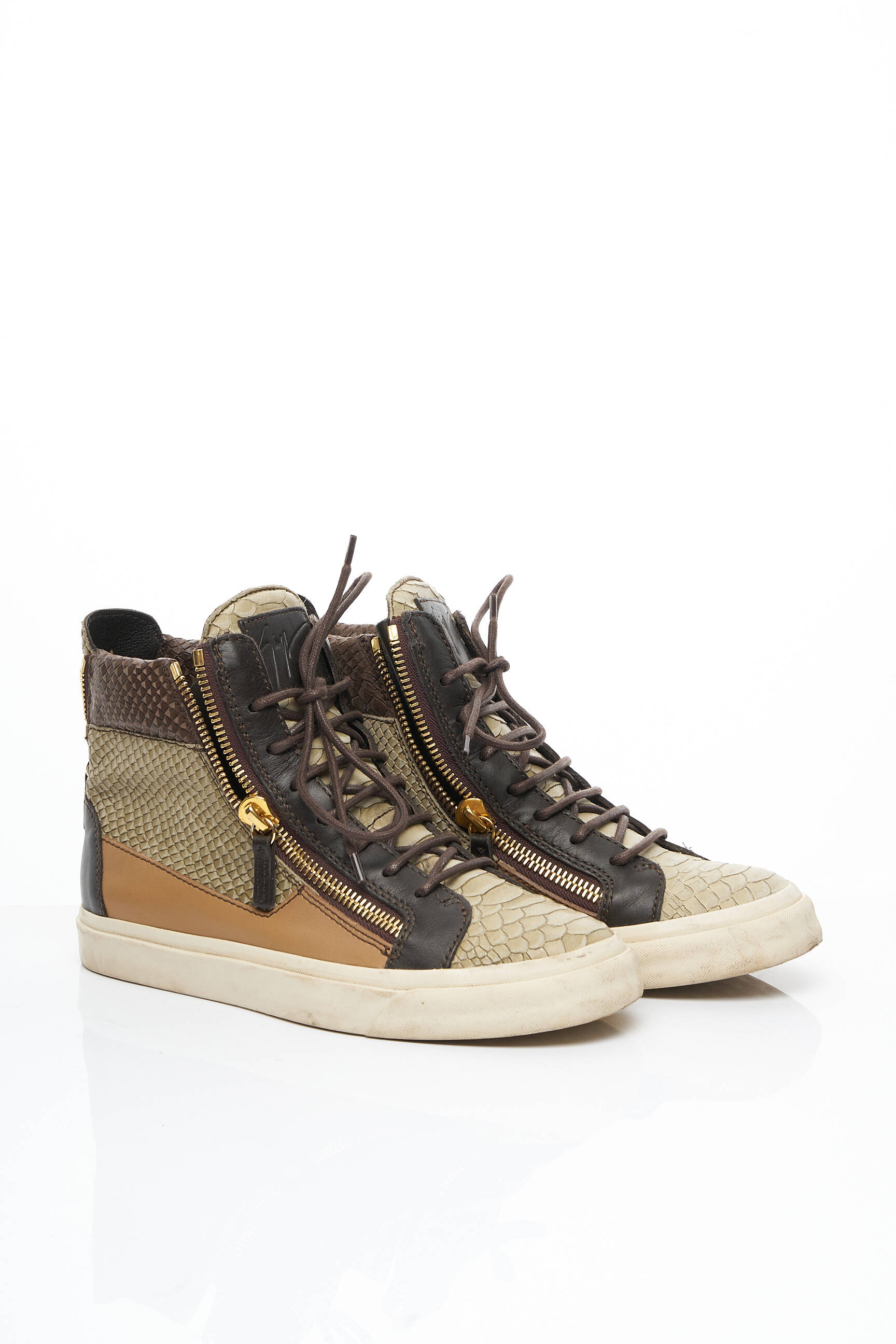 Giuseppe Zanotti Baskets Femme couleur beige