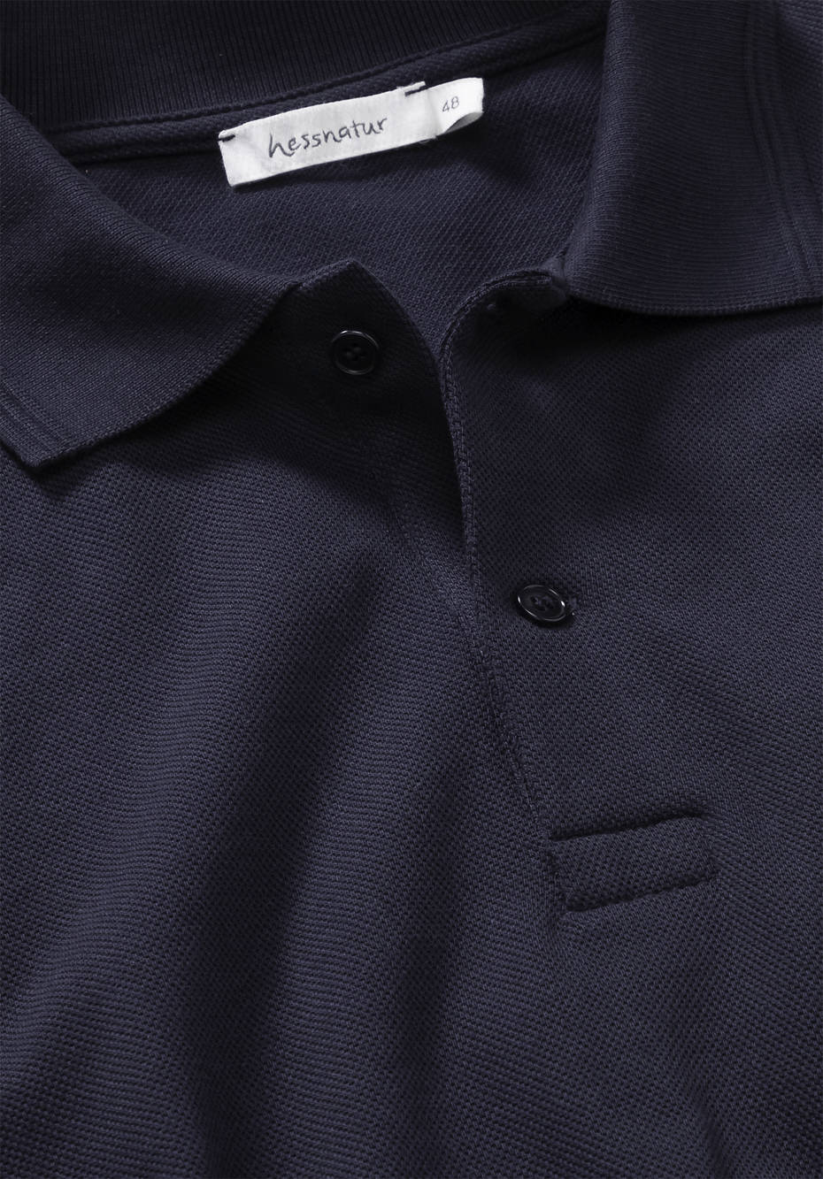 Poloshirt Zwirnjersey aus reiner Bio-Baumwolle
