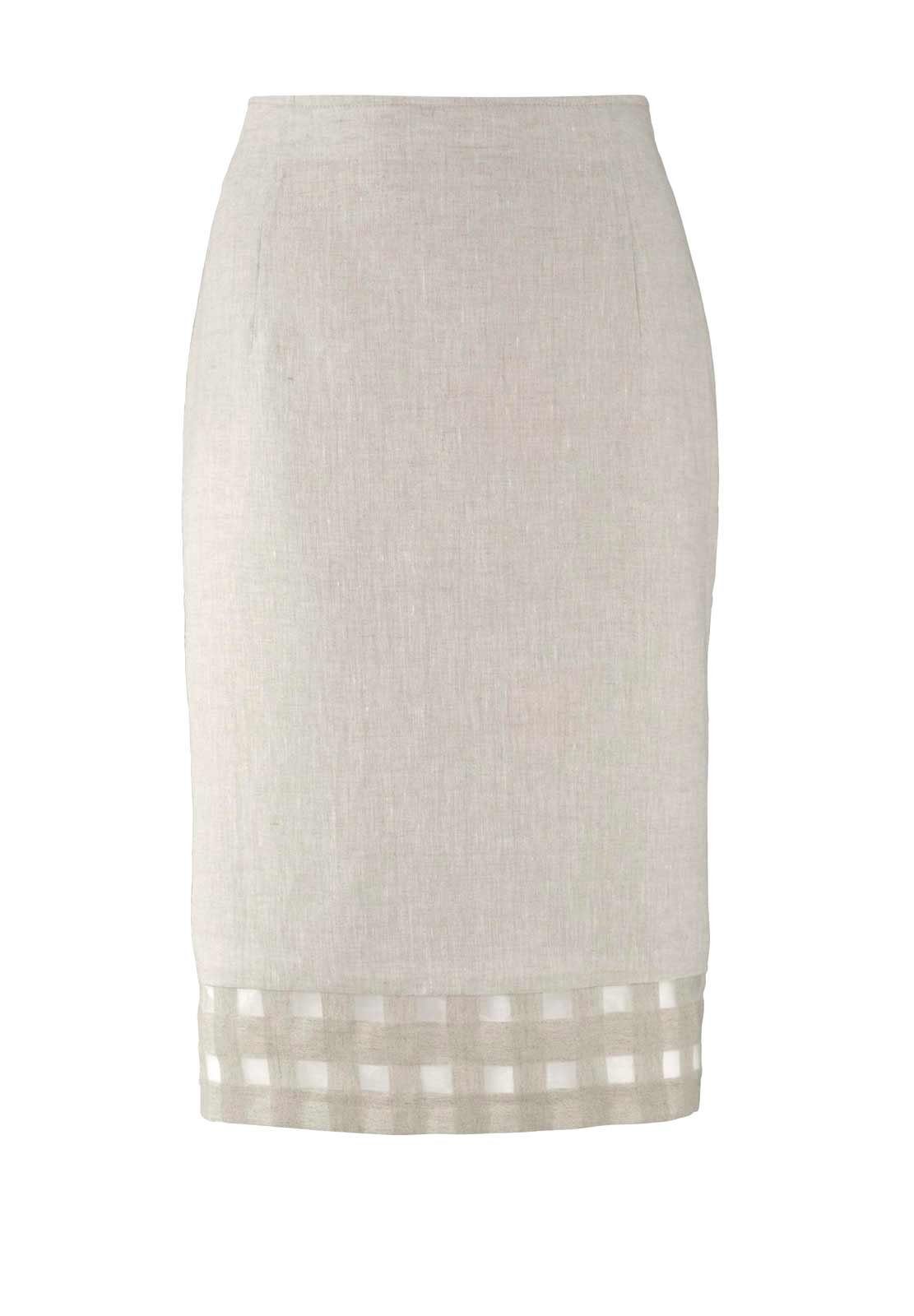 heine Anzug HEINE Damen Damen-Leinenkostüm, beige