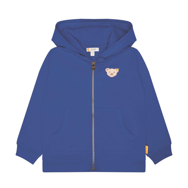 Sweatjacke, mittelblau für Jungs