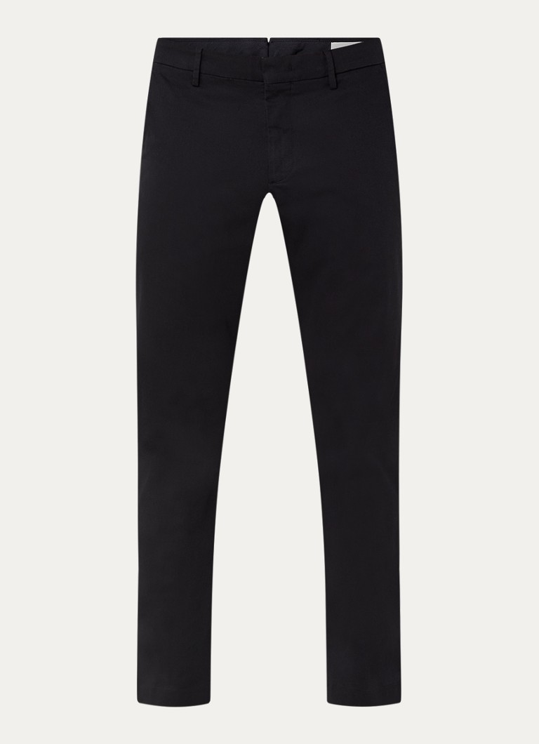 Pantaloni Theo slim fit din bumbac organic cu buzunare laterale (NN.07)