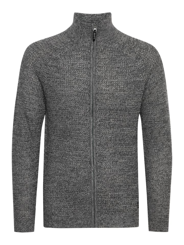 BLEND Strickjacke BHCarmelo 20713969 ME Strickjacke mit Stehkragen in Grau günstig kaufen