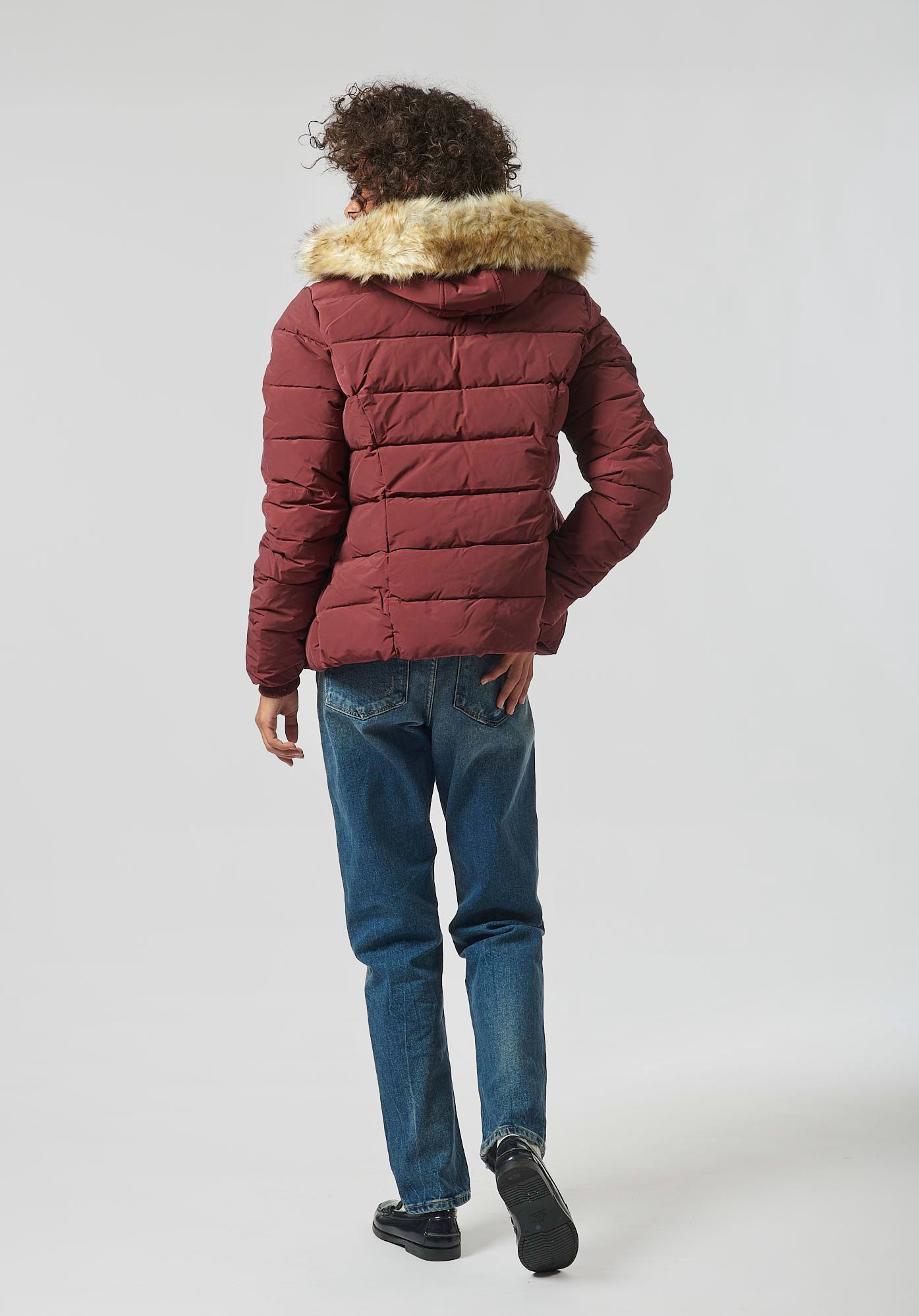 DIBBY  Doudoune bordeaux femme