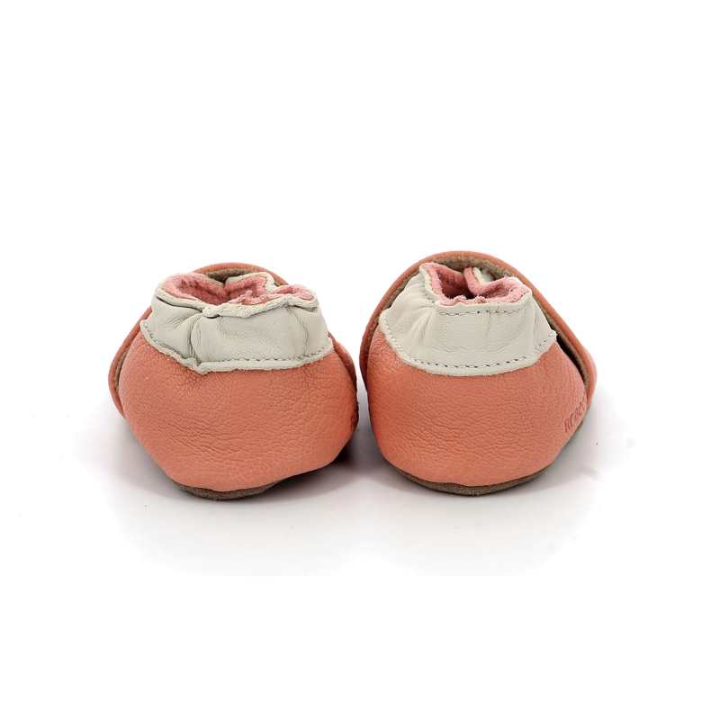 Chaussons cuir tannage vegetal Coddle Baby