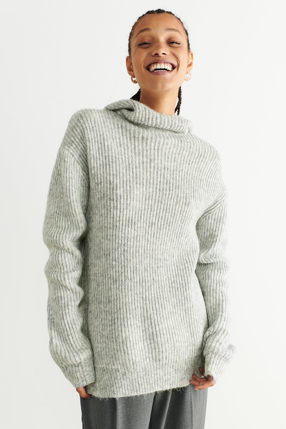 Siv knitted hoodie