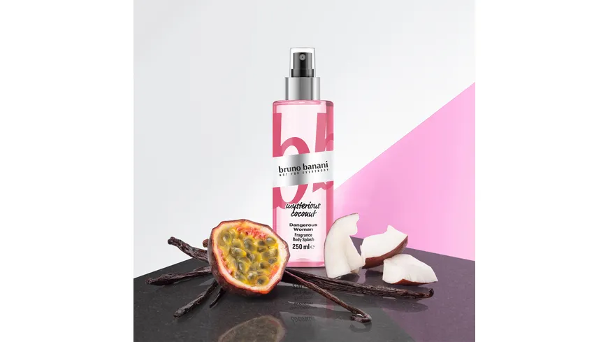 bruno banani Dangerous Women Mysterious Coconut Body Splash 250 ml
