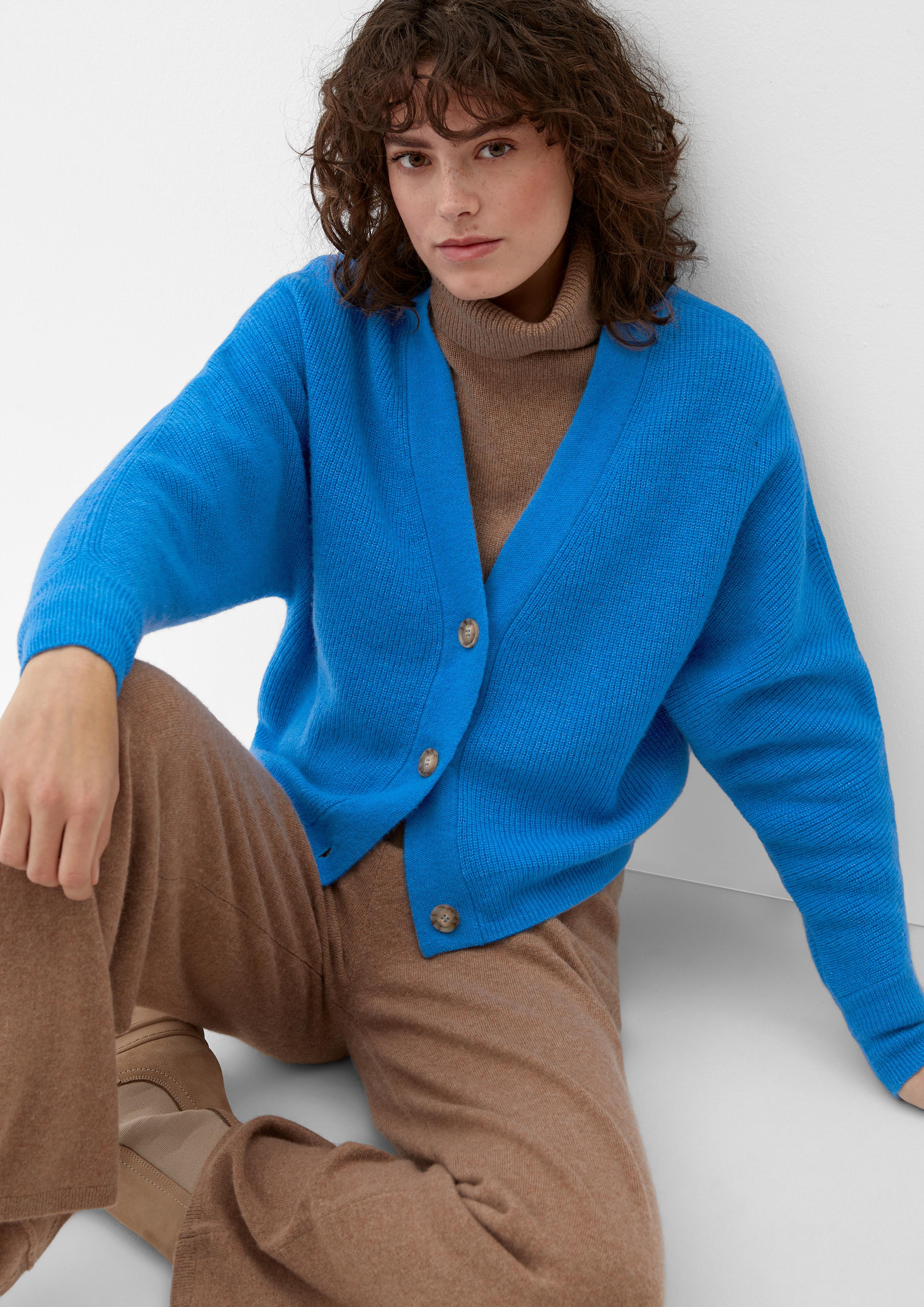 Strickjacke mit V-Ausschnitt  2124133-5547