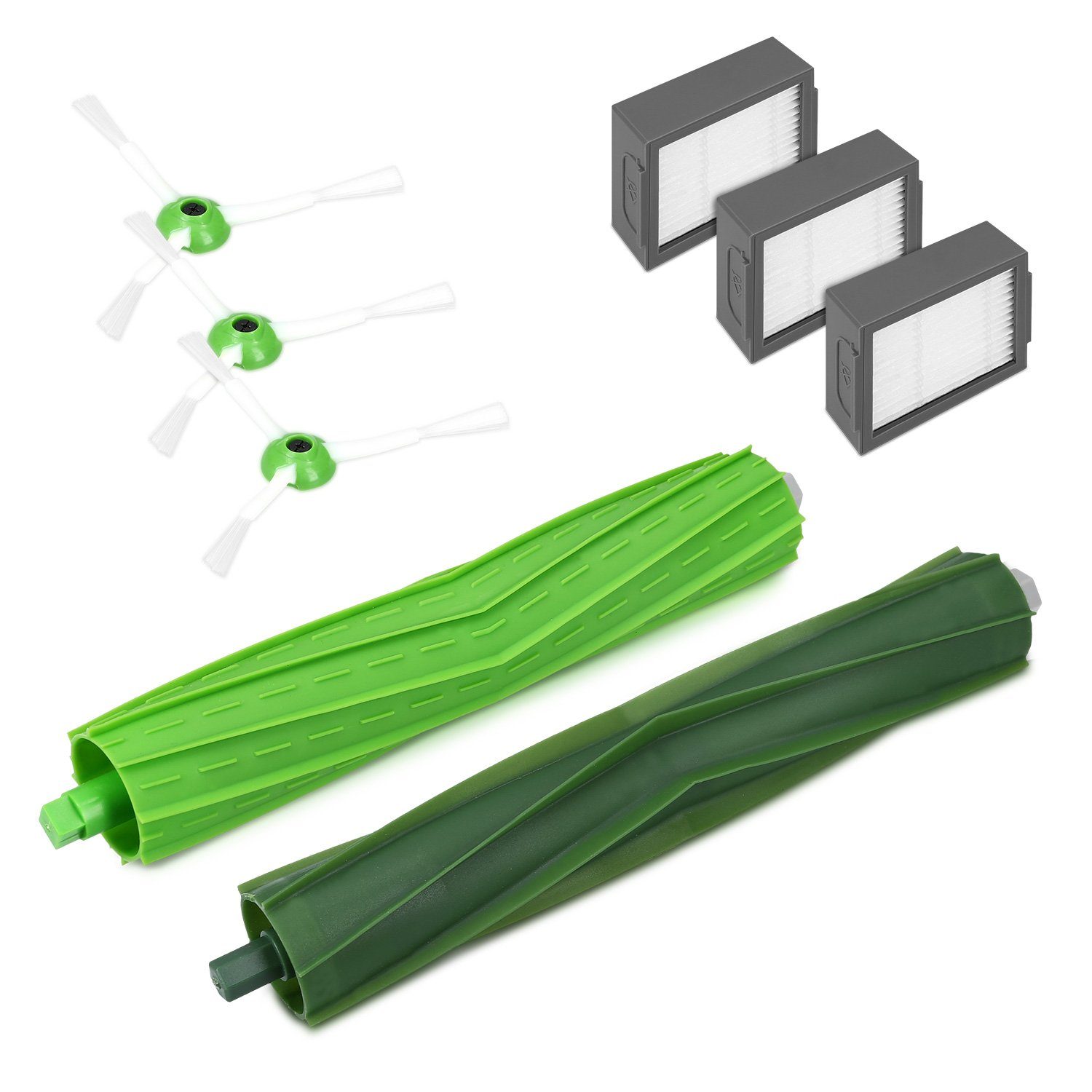 kwmobile Saugroboter Zubehör-Set Ersatzteile Set für iRobot Roomba e/i Serie - Filter, Bürsten