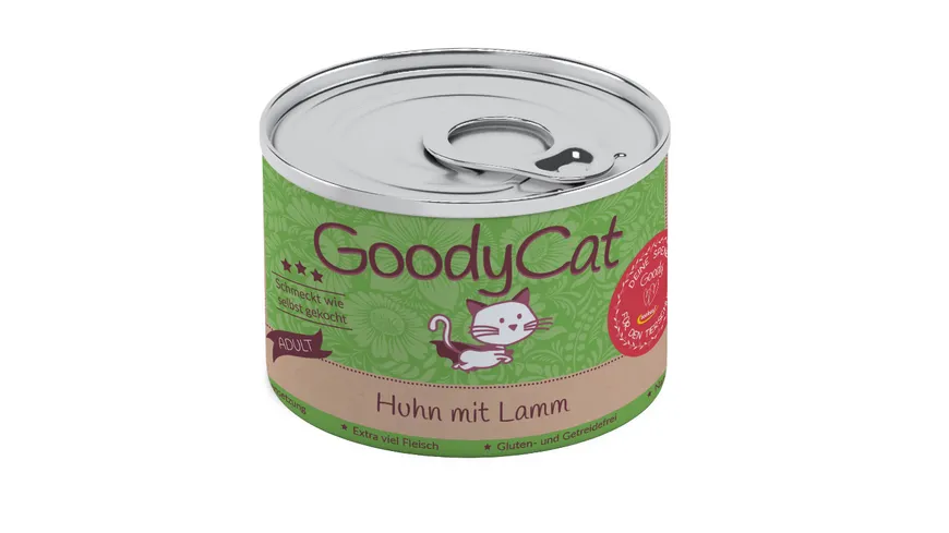Goodycat Katzen Nassfutter Huhn mit Lamm, Kürbis & Tomate 180 g
