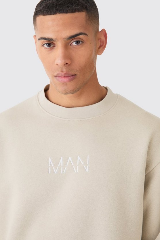 Oversize Original Man Sweatshirt-Trainingsanzug