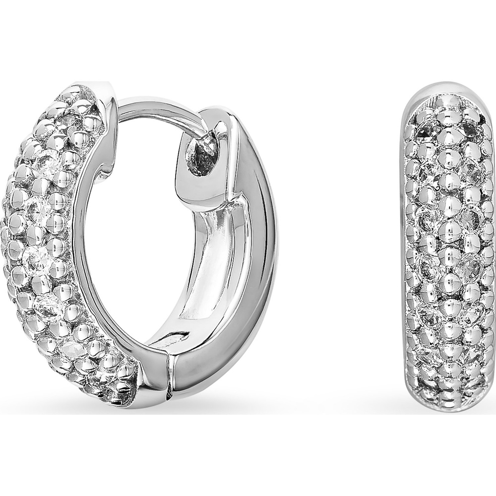 FAVS Créoles 925 Argent Boucles d'oreilles