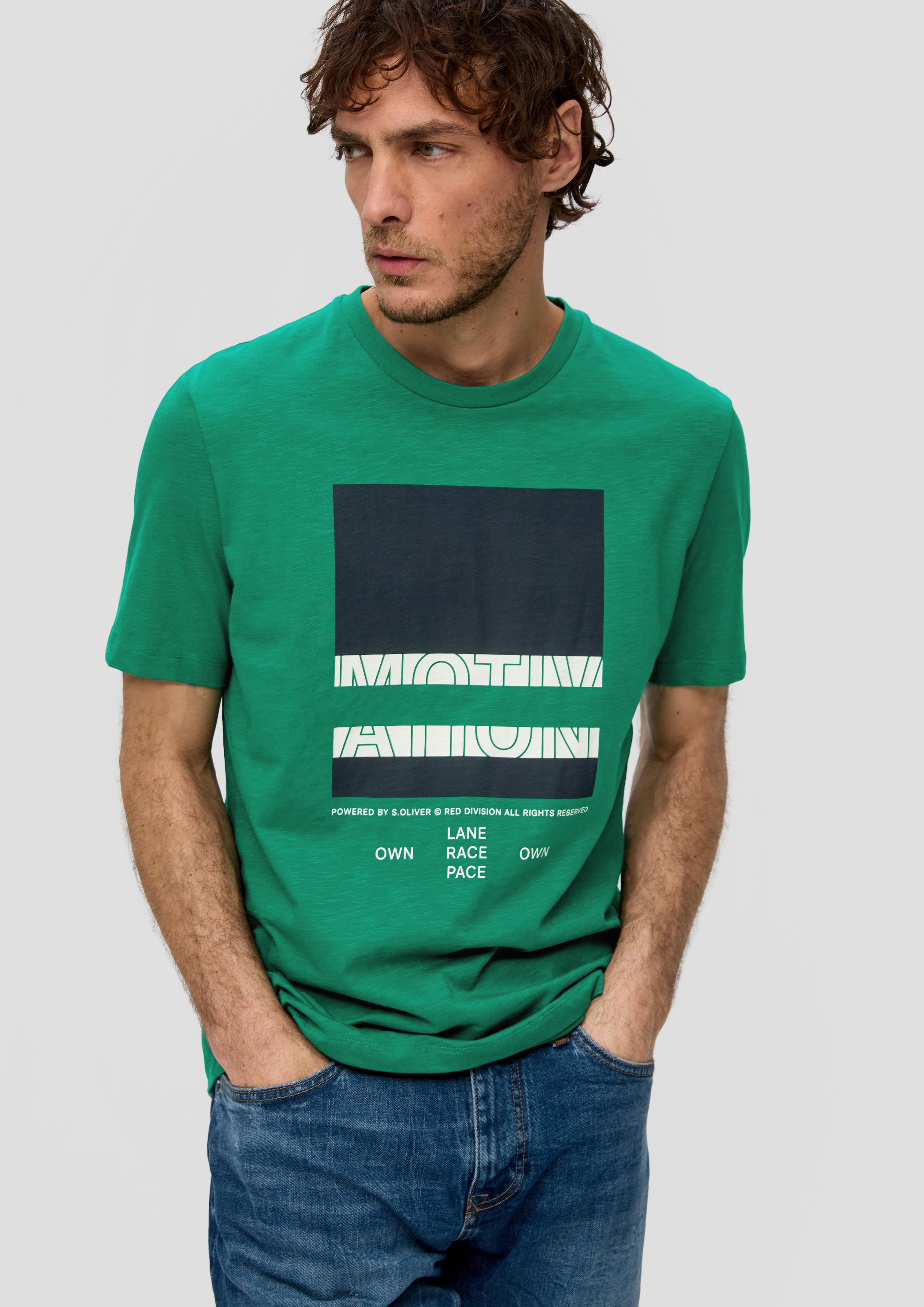 T-Shirt mit Frontprint  2141466-76D1