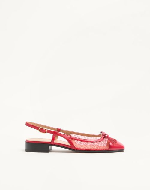 Valet Du Roi 25 mm mesh en kinder slingback ballerina