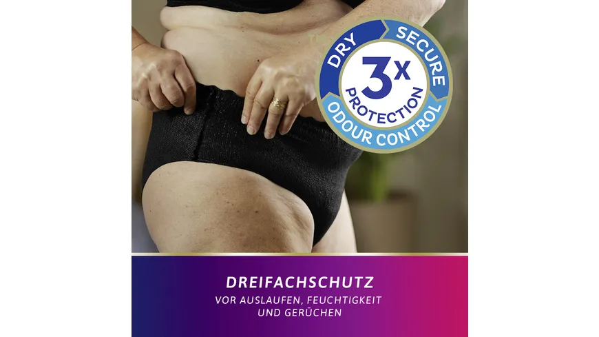 TENA Silhouette Hüfthohe Inkontinezn Unterwäsche L