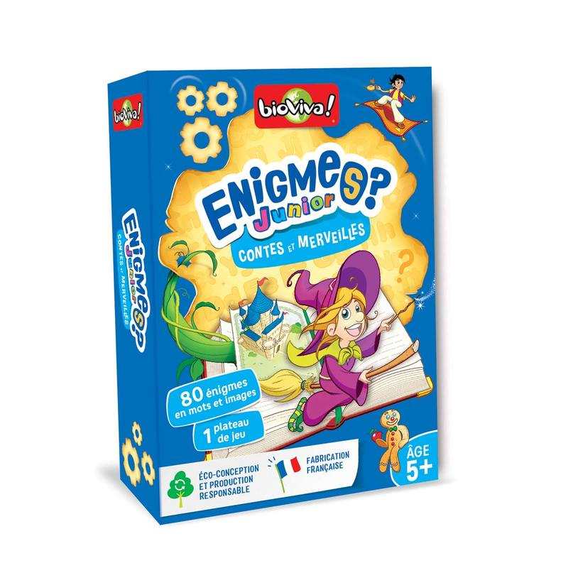 Enigmes junior contes et merveilles Bioviva