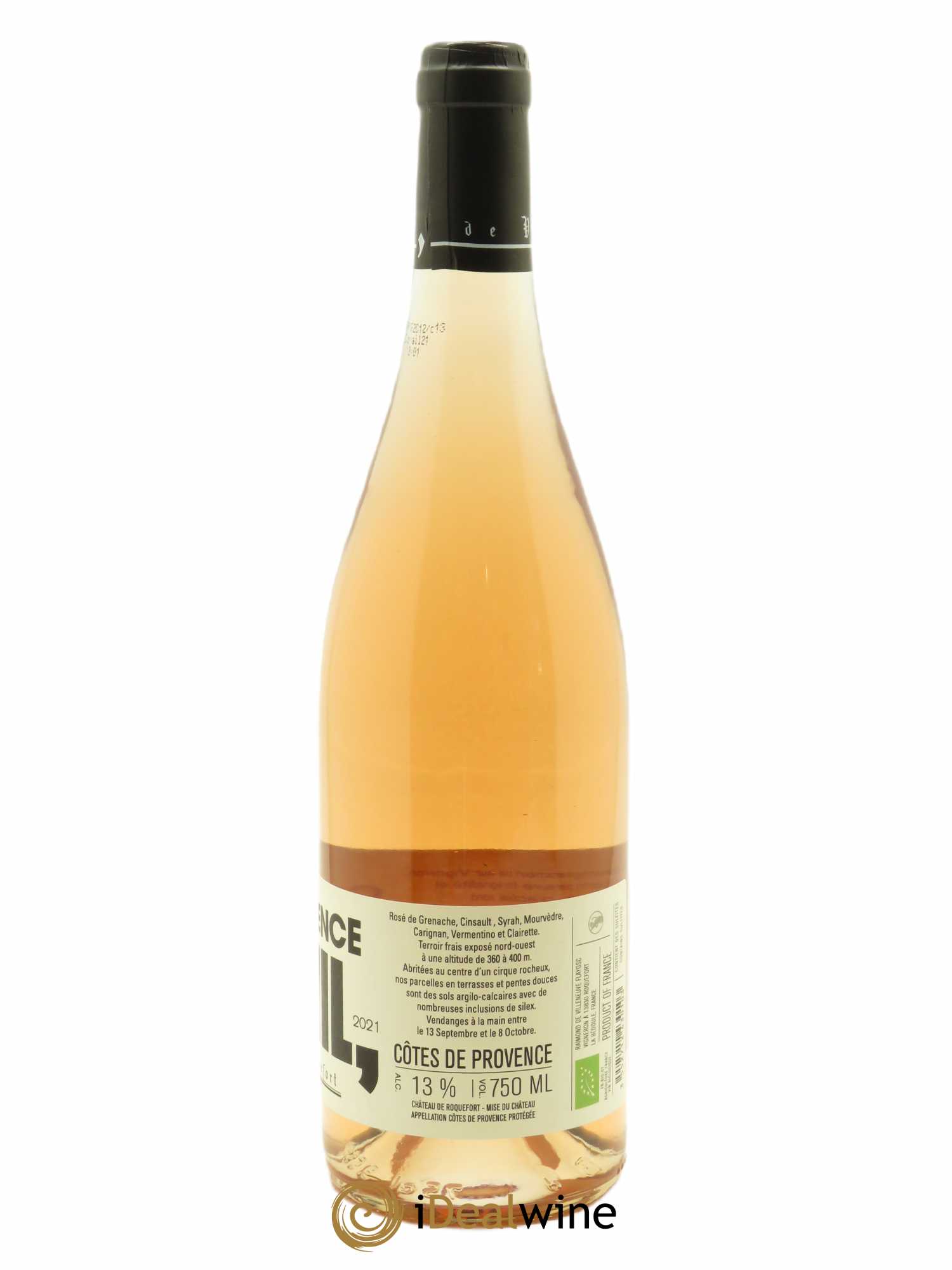 Côtes de Provence Corail Château de Roquefort  2021 - Lot de 1 Bouteille