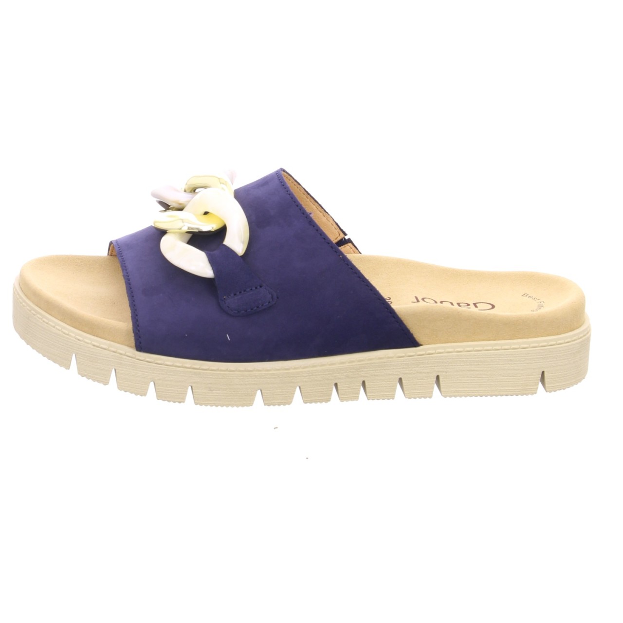 GABOR Sportliche Sandalen blau Gabor Fashion Pantoletten 23.743.16 blau