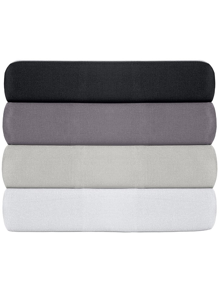 Colourful Cotton 2er-Set: Renforcè-Kissenhüllen in Weiß günstig kaufen
