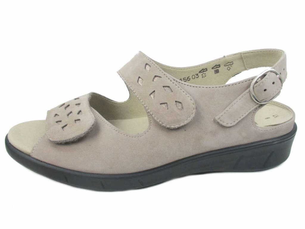 SOLIDUS Komfort Sandalen beige Happy