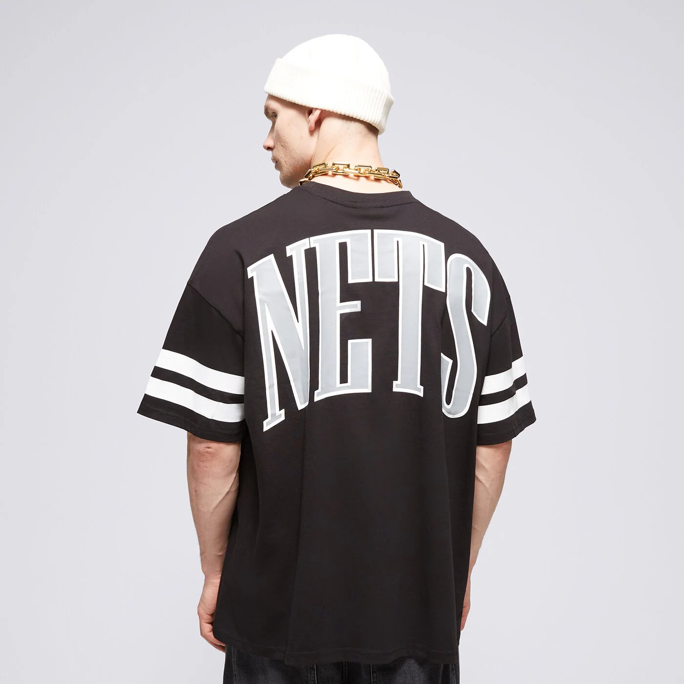 NEW ERA T-SHIRT NBA ARCH OS NETS BROOKLYN NETS Schwarz