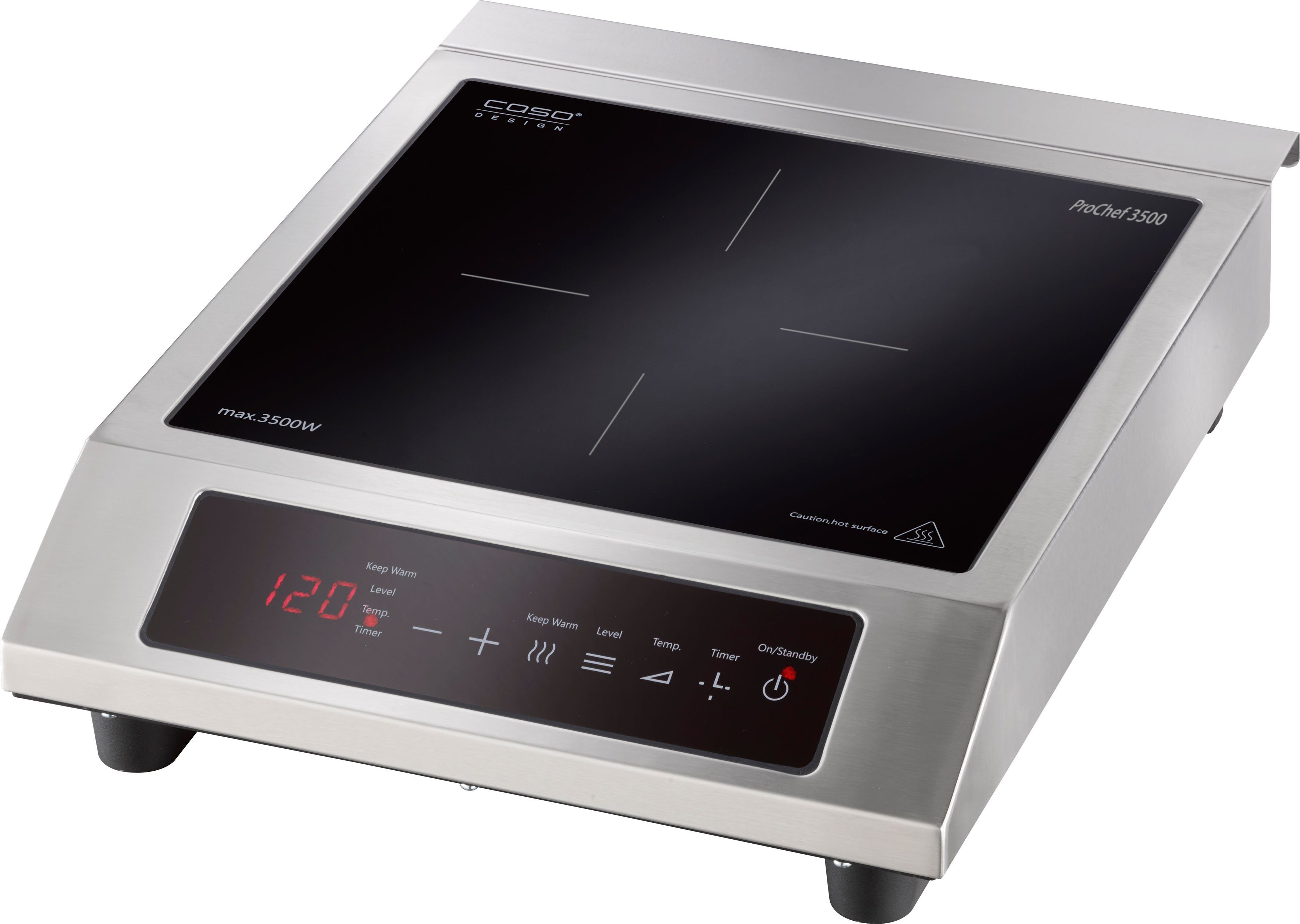 Caso Einzel-Induktionskochplatte 2364 Pro Chef 3500
