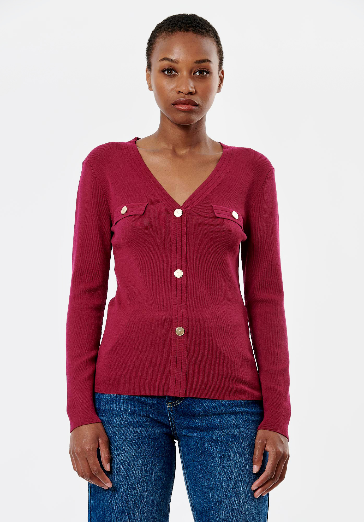 LUZ    Pull fuchsia femme