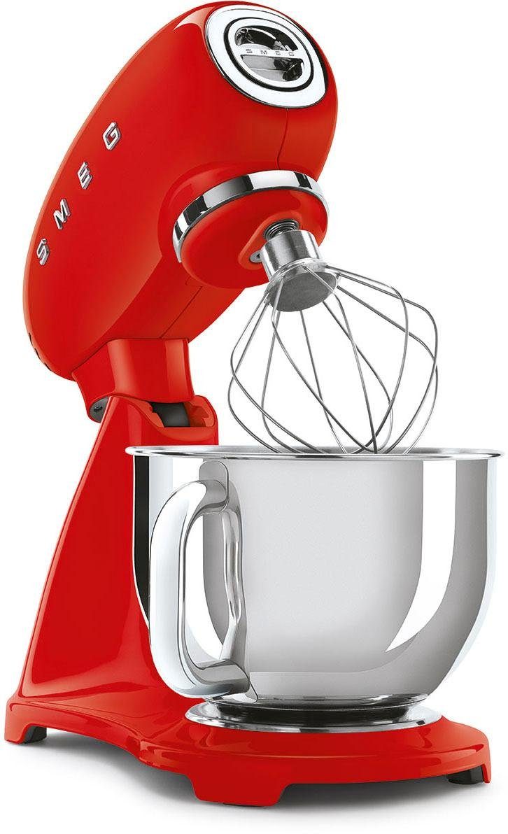 Smeg Küchenmaschine SMF03RDEU Rot, 800 W, 4,8 l Schüssel