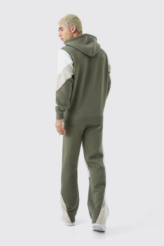 Man Colorblock Jogginghose