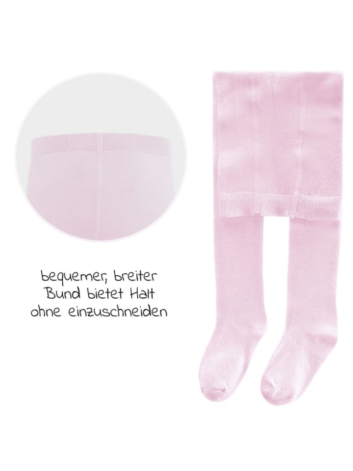 LaLoona Strumpfhose 4er Pack - Rosa Weiß - in rosa,weiss günstig kaufen