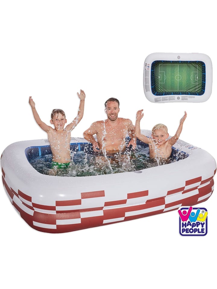 Happy People Planschbecken - Family Pool Stadion (200x150x50cm) in mehrfarbig günstig kaufen onesize
