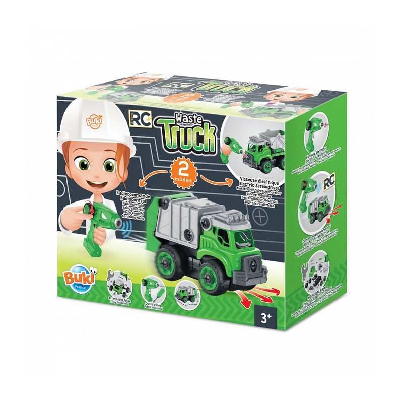 Camion de poubelle à assembler